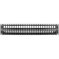 ProFIT Patch™ 2U 48 Port Keystone Jack Panel (Unloaded)