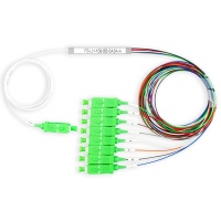 1×8 PLC Fiber Splitter, Mini Module, SC/APC