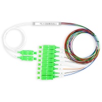 2×8 PLC Fiber Splitter, Mini Module, SC/APC