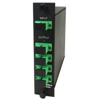 1×4 PLC Fiber Splitter, Standard LGX Cassette, SC/APC