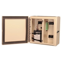Wall Mount Fiber Patch Panel, NEMA 1 & 4 Rated, Up to 24 Ports