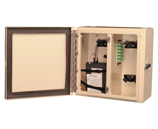 Wall Mount Fiber Patch Panel, NEMA 1 & 4 Rated, Up to 24 Ports