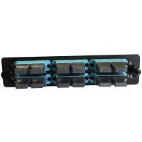 LGX Fiber Adapter Panel with 6 MTP Duplex Adapters/Ports