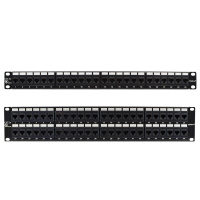 Category 5e 110 Type, 568 A/B Rack Mount Patch Panel