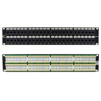 Category 6 110 Type, 568 A/B Rack Mount Patch Panel