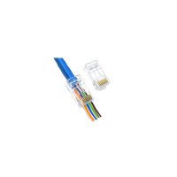 Cat6 RJ45 Pass-through connector